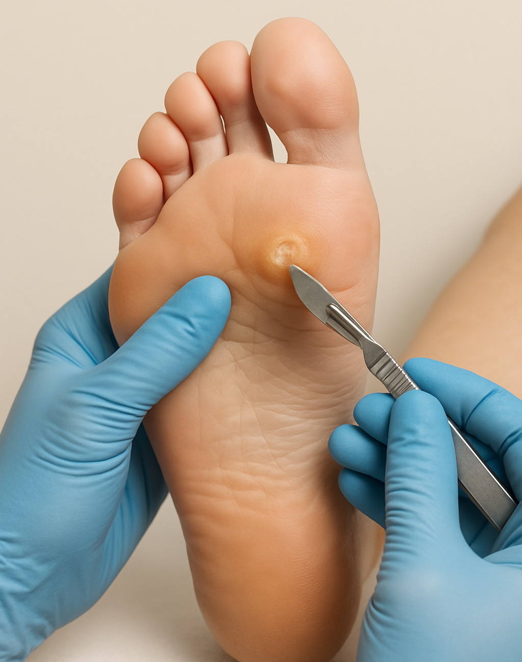 Corn removal treatment at OEA